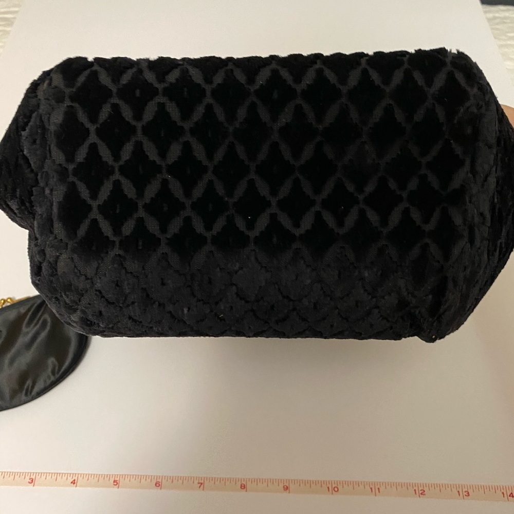 Antique Vintage Purse in black velvet - Picture 3 of 10